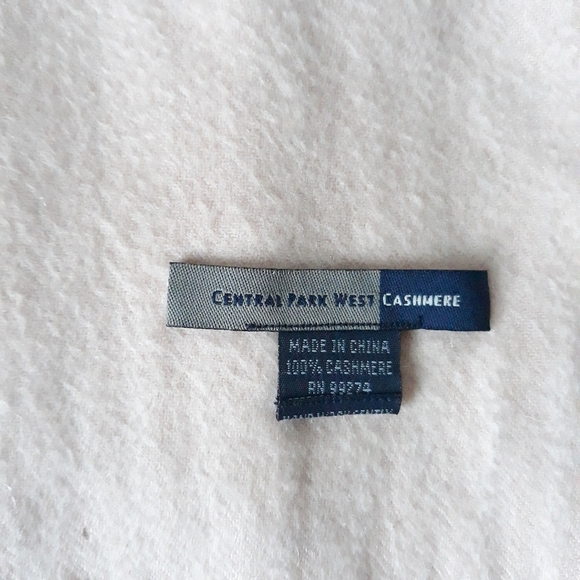 Central Park West Cashmere Fringe Scarf - Picture 6 of 6